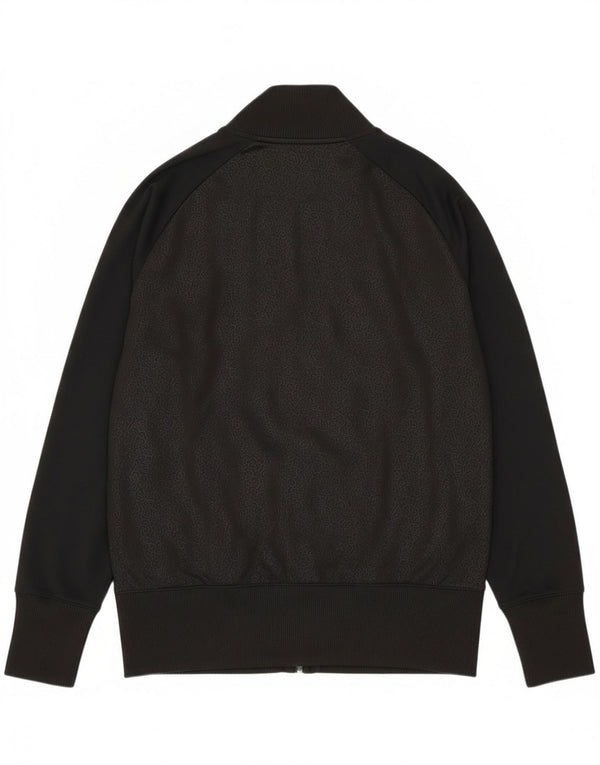 Giacca Reebok da donna con grafica grafica, giacca UK 14 grande, nera