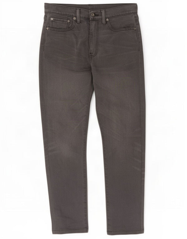 Jeans Levi's Uomo 522 Slim W29 L32 Cotone Grigio