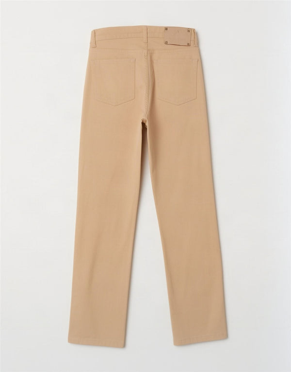 Jeans slim da donna Zara EU 36 XS W26 L28 Cotone beige