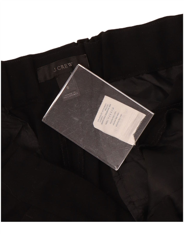 Pantaloni chino affusolati da donna J. CREW US 8 Medium W32 L26 Poliestere nero