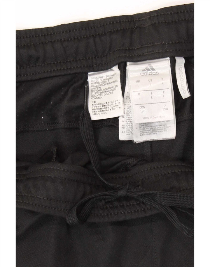 Pantaloni da tuta Adidas Climacool da uomo grandi in poliestere nero