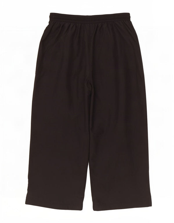 Pantaloni da tuta Reebok da donna, vestibilità ampia, Capri, UK 10, piccoli, neri