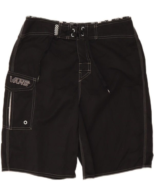 Pantaloncini da bagno da uomo Vans medio nero in poliestere