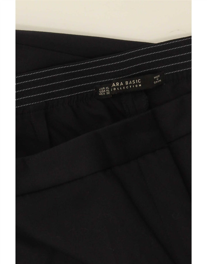 Pantaloni slim da donna Zara XL W32 L28 Blu navy