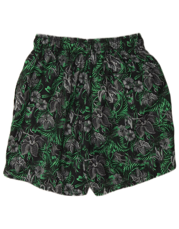 Pantaloncini da bagno Nike da uomo piccoli in poliestere floreale verde