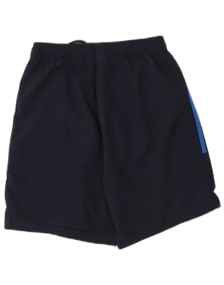 Pantaloncini sportivi da uomo ADIDAS piccoli blu navy in poliestere