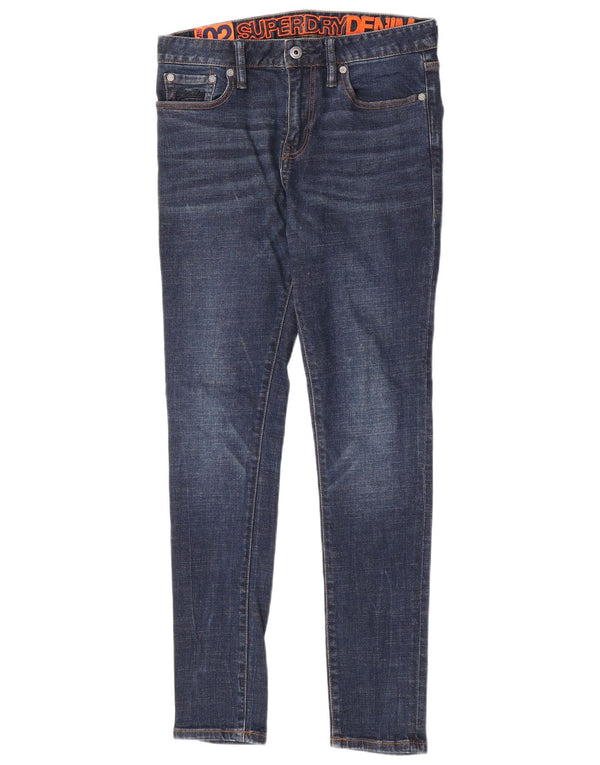 Jeans skinny da uomo Superdry W30 L30 cotone blu