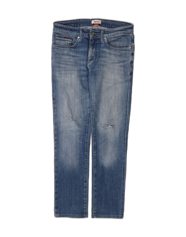 TOMMY HILFIGER Mens Straight Jeans W31 L28 Blue Vintage Tommy Hilfiger and Second-Hand Tommy Hilfiger from Messina Hembry 