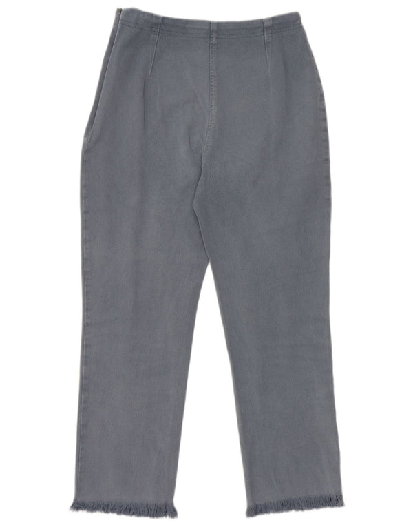 Pantaloni corti dritti da donna Marks & Spencer UK 14 Medium W28 L25 Blu