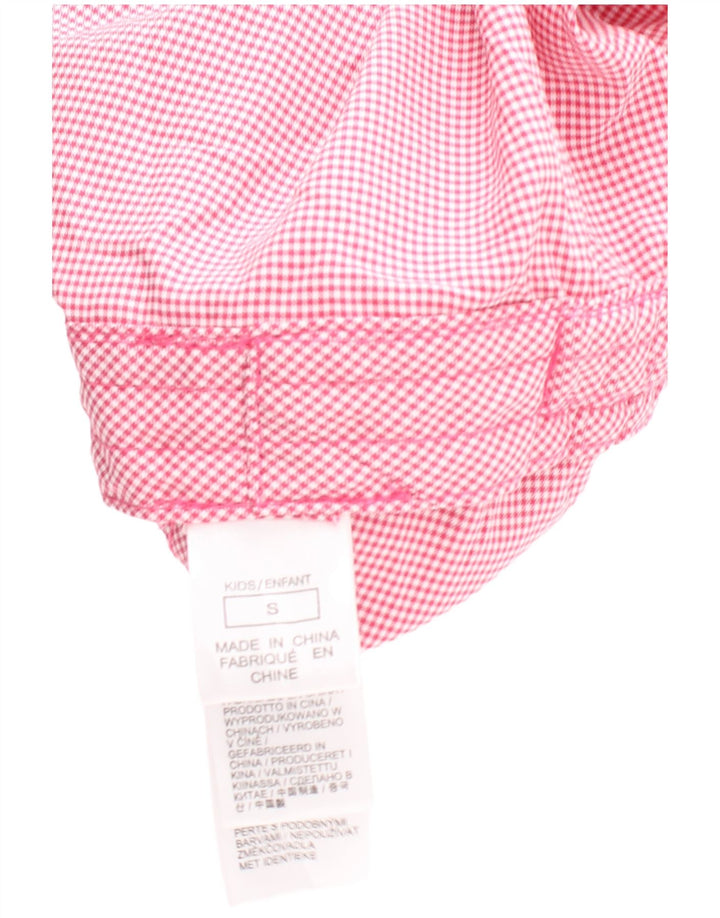 Cappello da cacciatore Jack Wolfskin per ragazze con drappeggio sul collo, 4-5 anni, piccolo pied de poule rosa