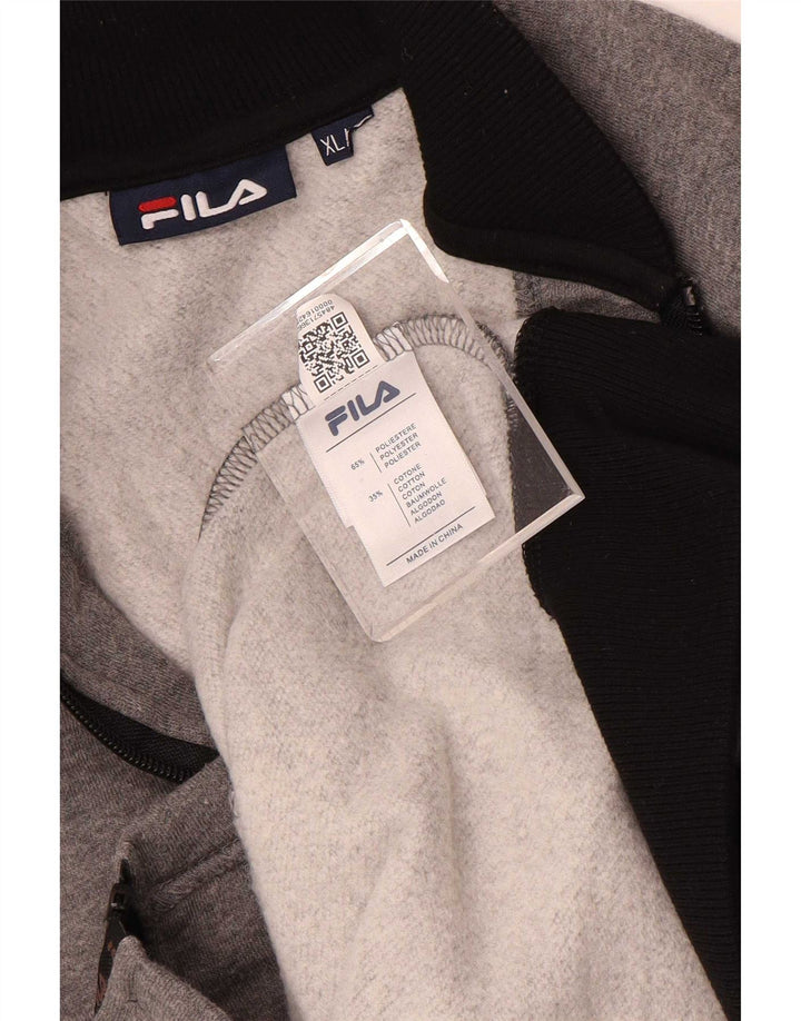 Giacca da ginnastica da donna con vestibilità regolare Fila UK 18 XL Grigio Colourblock