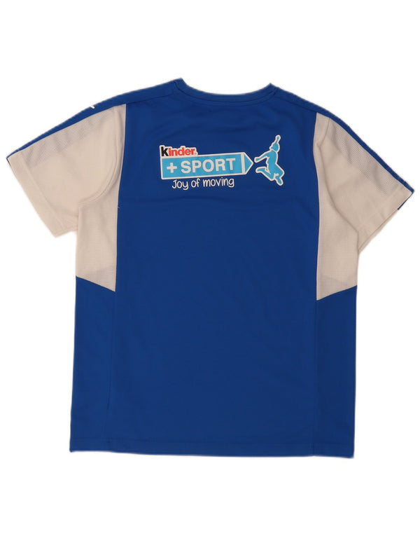 T-shirt grafica Puma Ragazzo Italia Top 15-16 anni 2XL Blu Colourblock