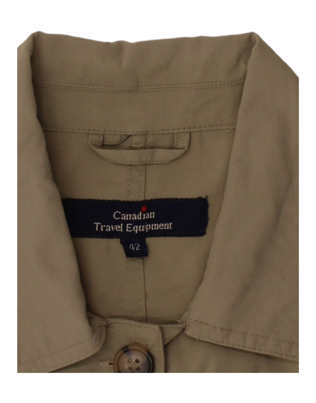CANADIAN Womens Utility Jacket IT 42 Medium Khaki Polyamide Vintage Canadian and Second-Hand Canadian from Messina Hembry 