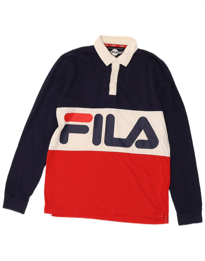 Polo da rugby grafica da uomo Fila, colore medio, multicolore