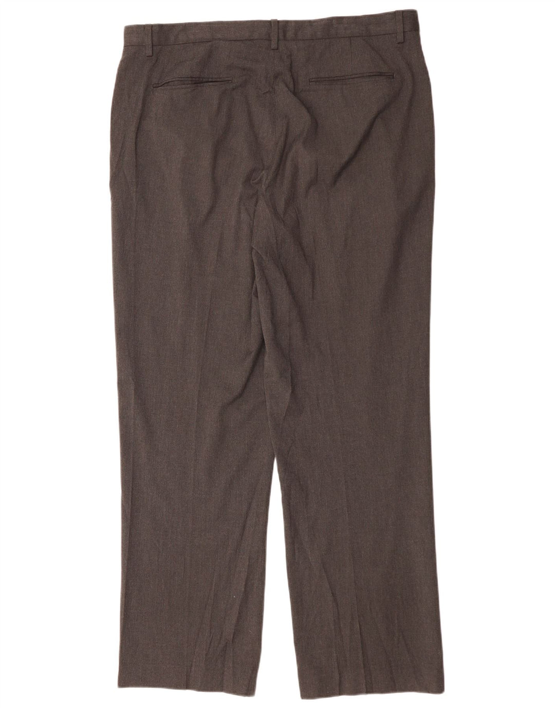 Pantaloni chino dritti da uomo Calvin Klein W36 L32 poliestere grigio