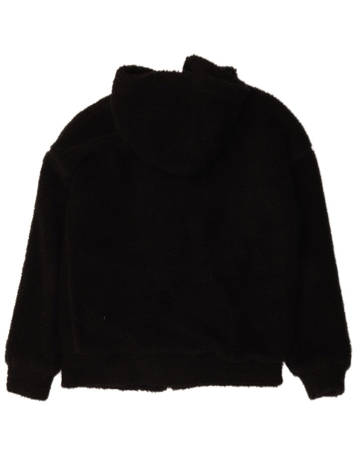 Giacca in pile con cappuccio da uomo Mistral UK 38 poliestere nero medio