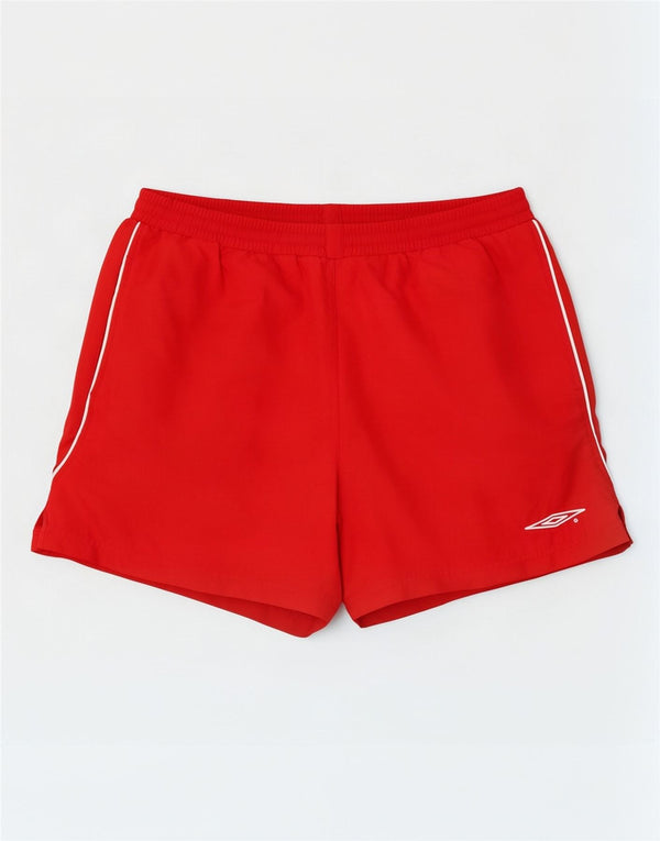 Umbro Mens Sport Shorts XL Red Polyester