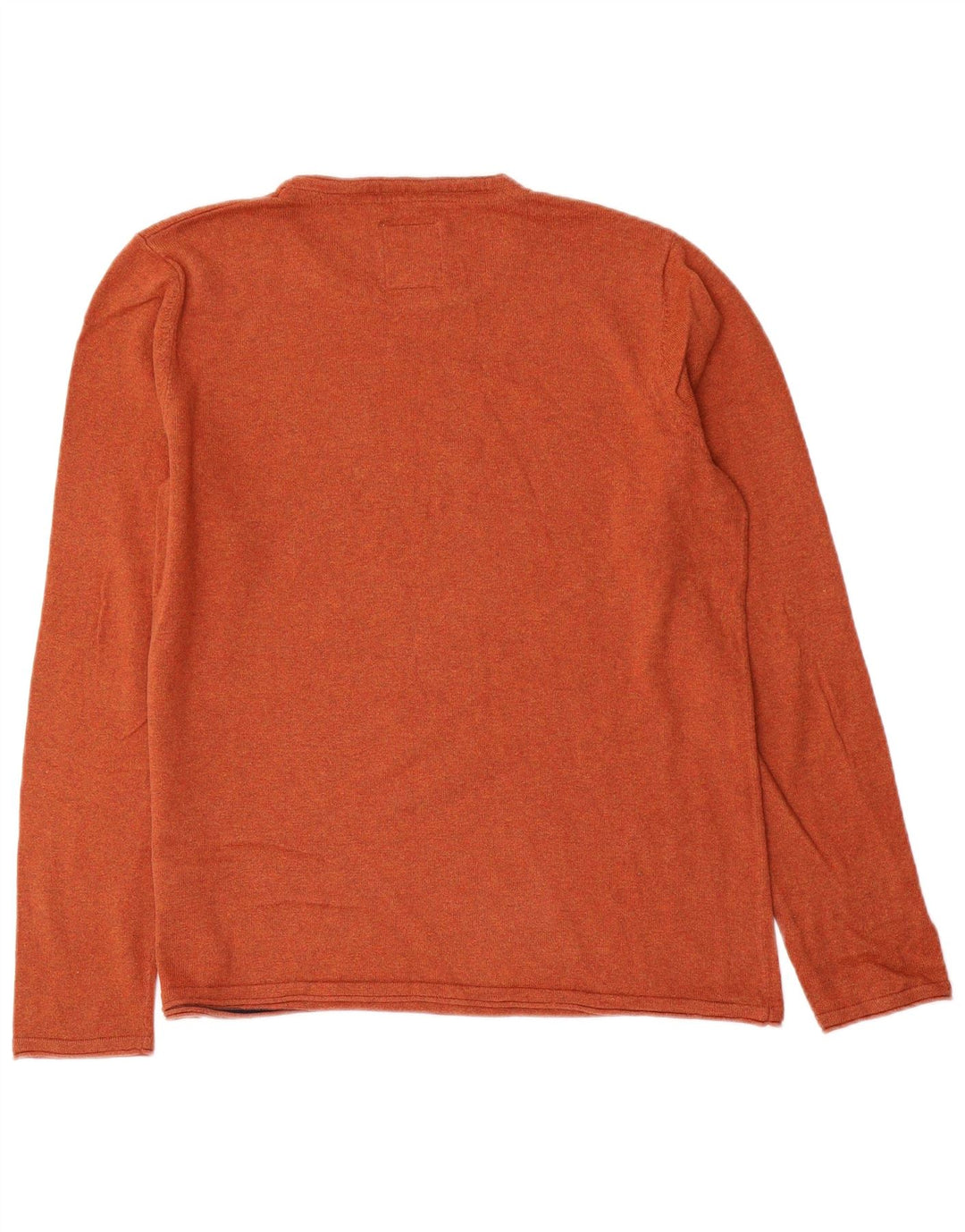Maglione maglione girocollo da uomo Fat Face grande cotone marrone
