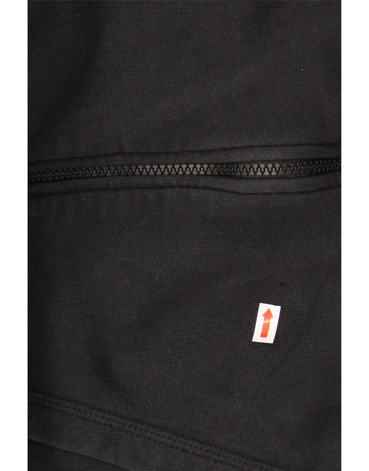 Maglione con cappuccio e zip da uomo NIKE medio nero