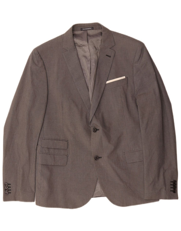Giacca Blazer 2 Bottoni Uomo Daniele Alessandrini IT 52 XL Pied De Poule Grigio