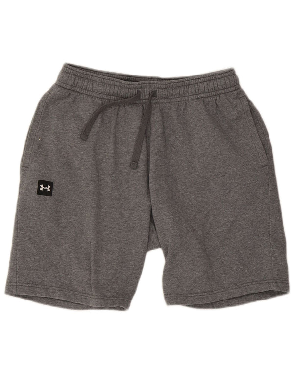 Pantaloncini sportivi da uomo Under Armour di grandi dimensioni in cotone grigio