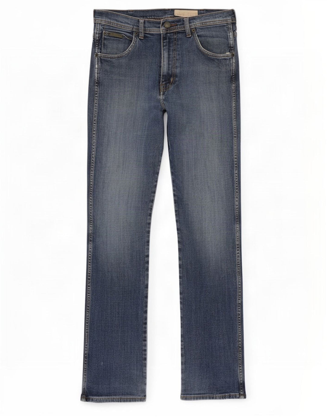 Jeans dritti da uomo Wrangler W30 L34 cotone blu