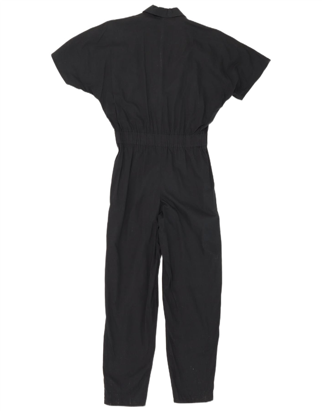 Tuta vintage da donna IT 42 media in cotone blu navy