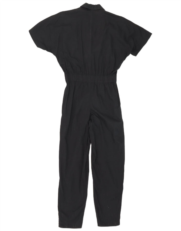 Tuta vintage da donna IT 42 media in cotone blu navy