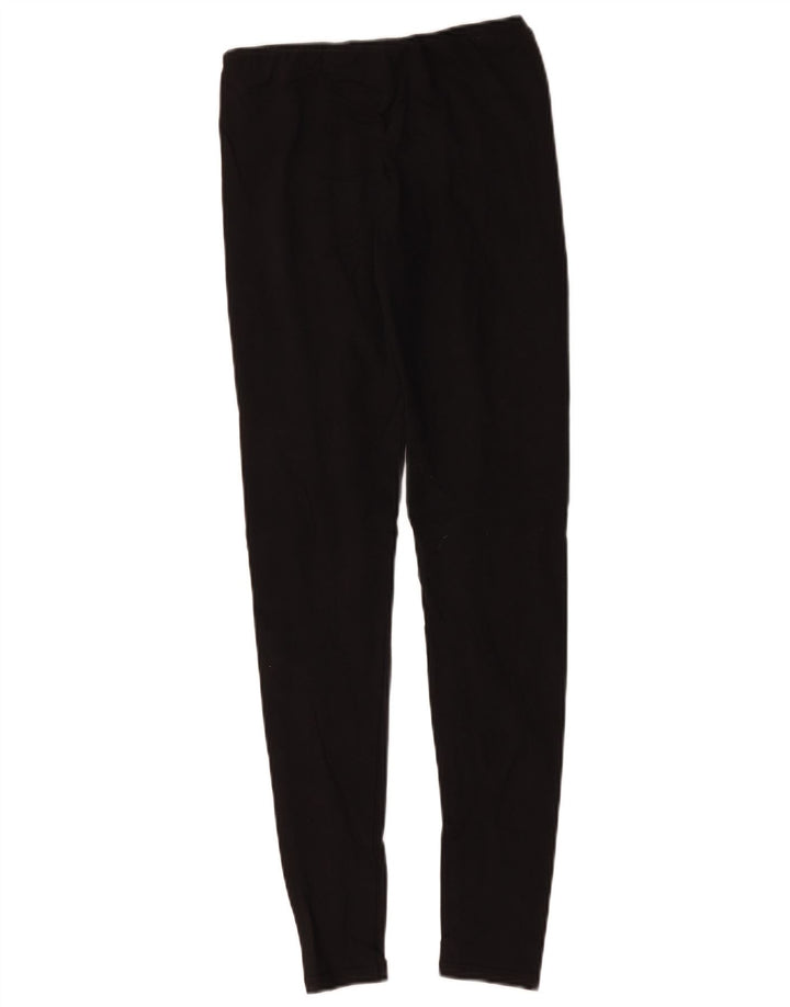 Leggings grafici da donna Ellesse UK 8 piccoli in cotone nero