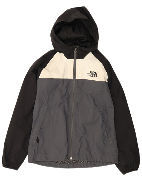THE NORTH FACE Giacca antipioggia con cappuccio per ragazzi 11-12 anni Large Black Colourblock