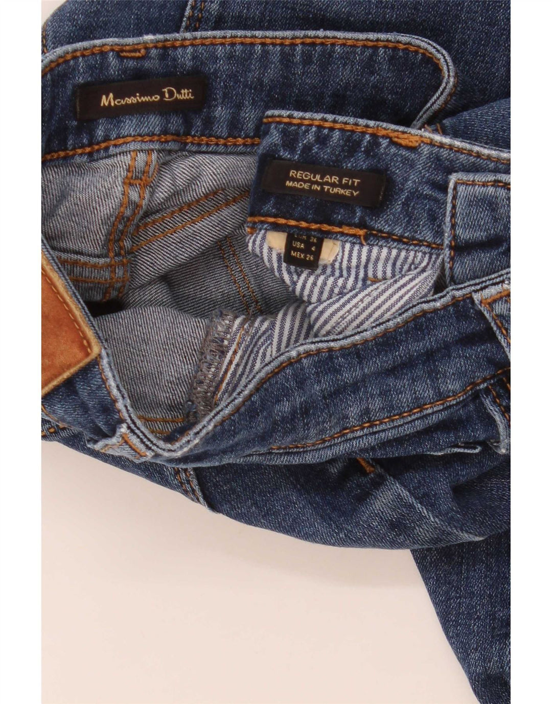 Pantaloncini di jeans vestibilità regolare da donna Massimo Dutti EU 36 XS W26 Blu