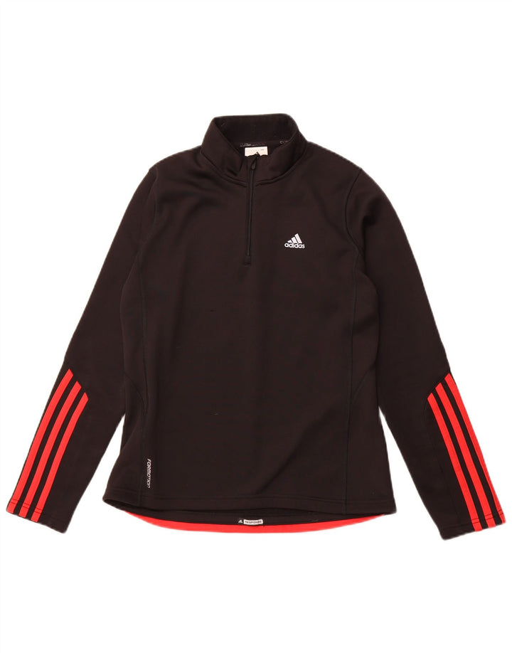 Top da tuta ADIDAS da donna Climawarm Pullover UK 12 medio nero