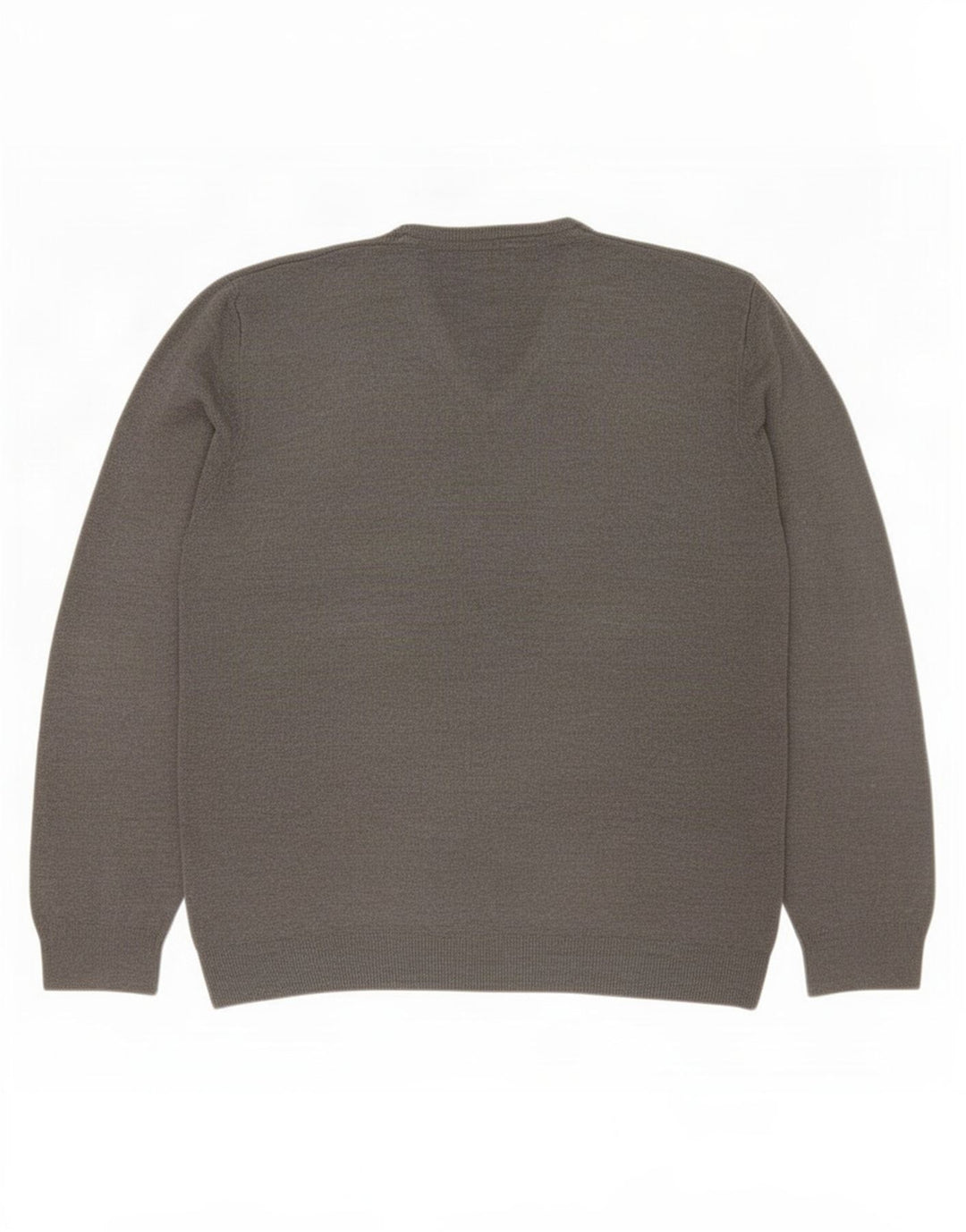 Maglione da uomo Marks & Spencer vestibilità regolare con scollo a V XL grigio acrilico