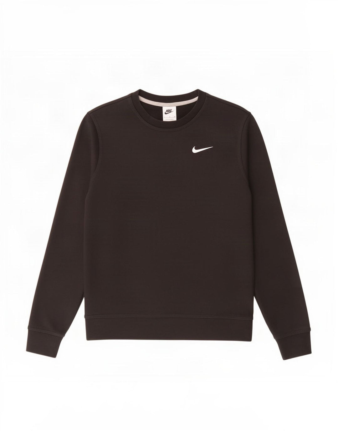 Felpa Nike Uomo Maglione Piccolo Cotone Nero