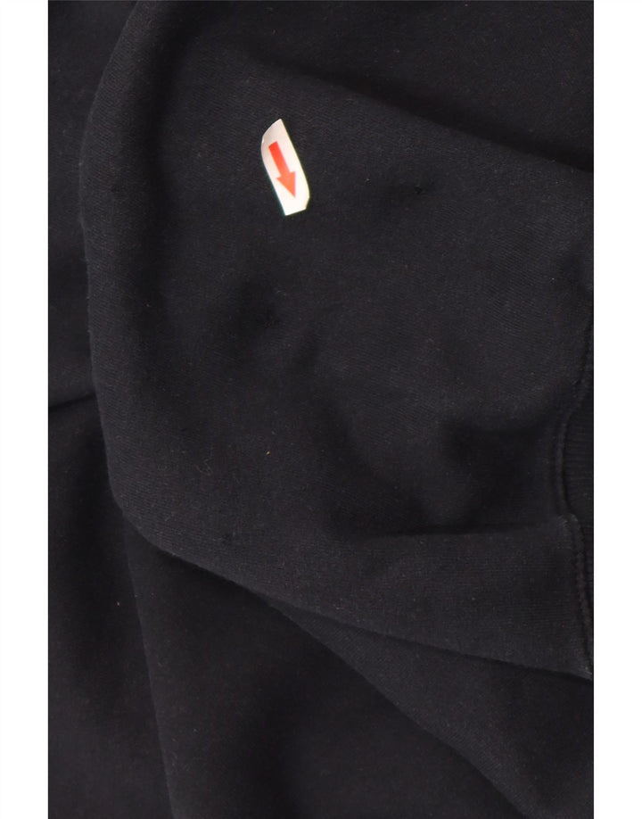Felpa da uomo Champion Maglione grande in cotone nero
