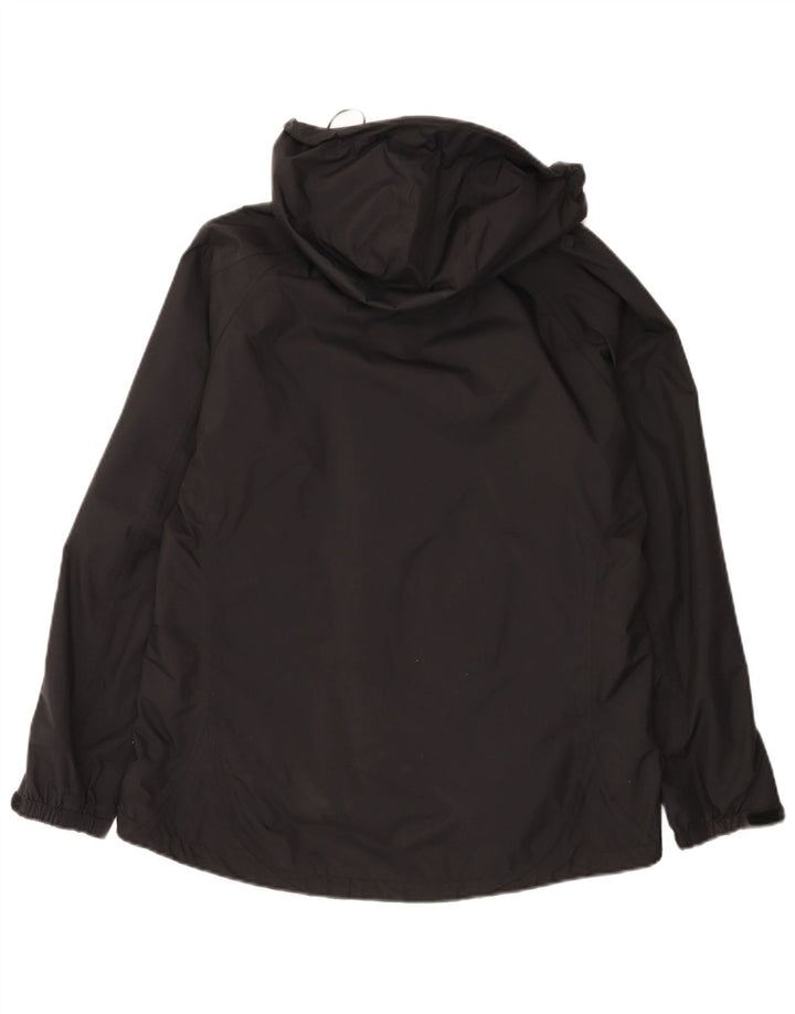 Giacca antipioggia con cappuccio da donna Sprayway UK 12 media nera in poliammide