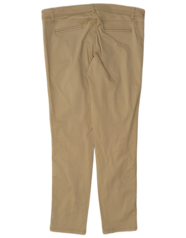 Pantaloni chino slim fit da uomo Massimo Dutti EU 42 Large W32 L30 Beige