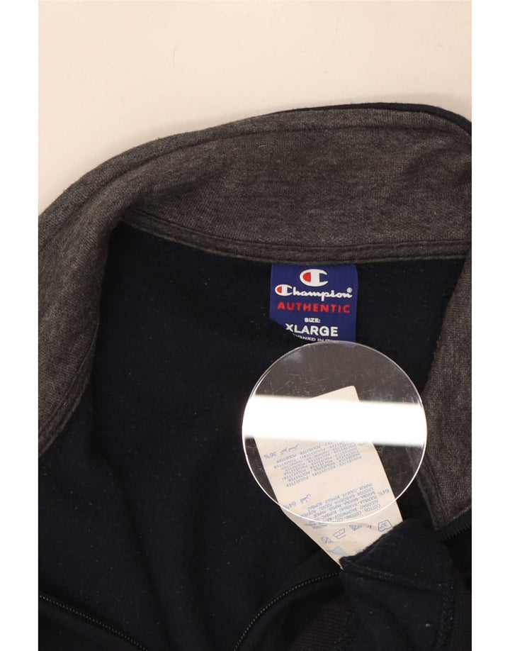Giacca da tuta da uomo Champion XL in cotone blu navy