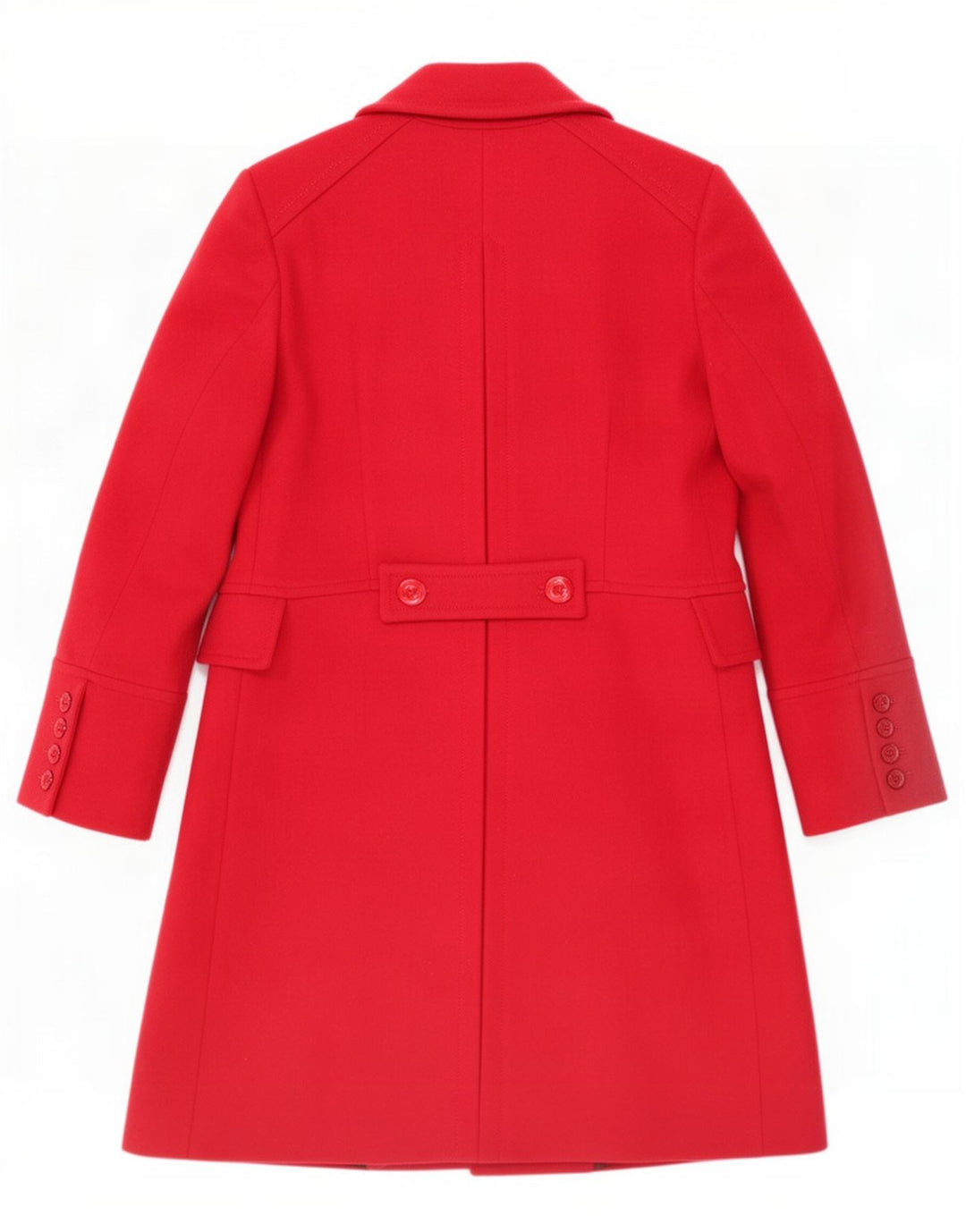 Soprabito Donna Sisley IT 44 Rosso Medio Lana