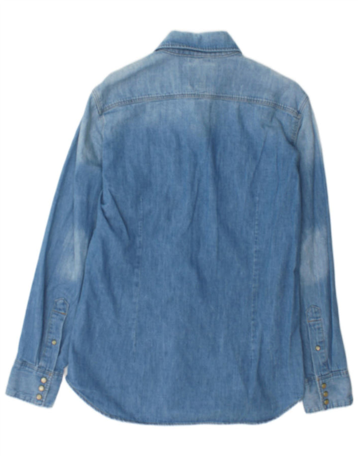 Camicia in denim slim fit da uomo G-Star blu medio