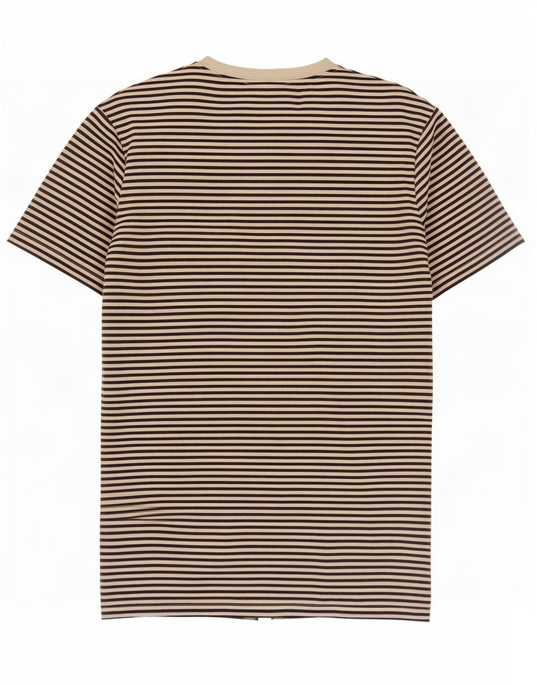 T-shirt da uomo Fred Perry Top piccolo in cotone gessato bianco