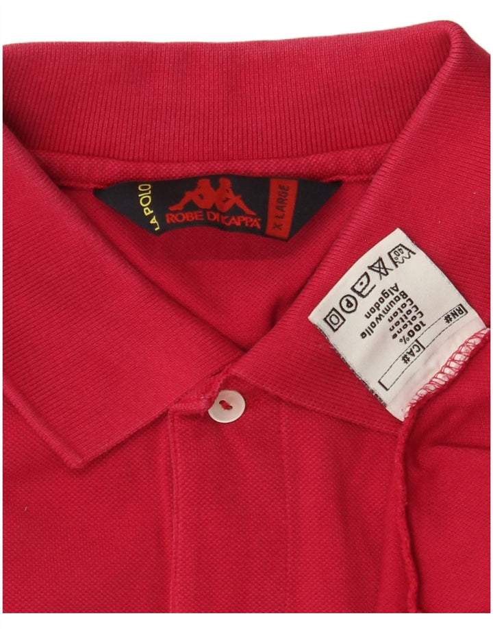Polo da uomo KAPPA XL in cotone rosa