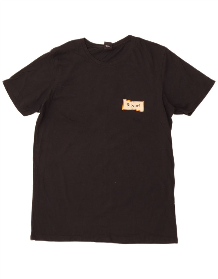 T-shirt grafica da uomo Rip Curl grande nera