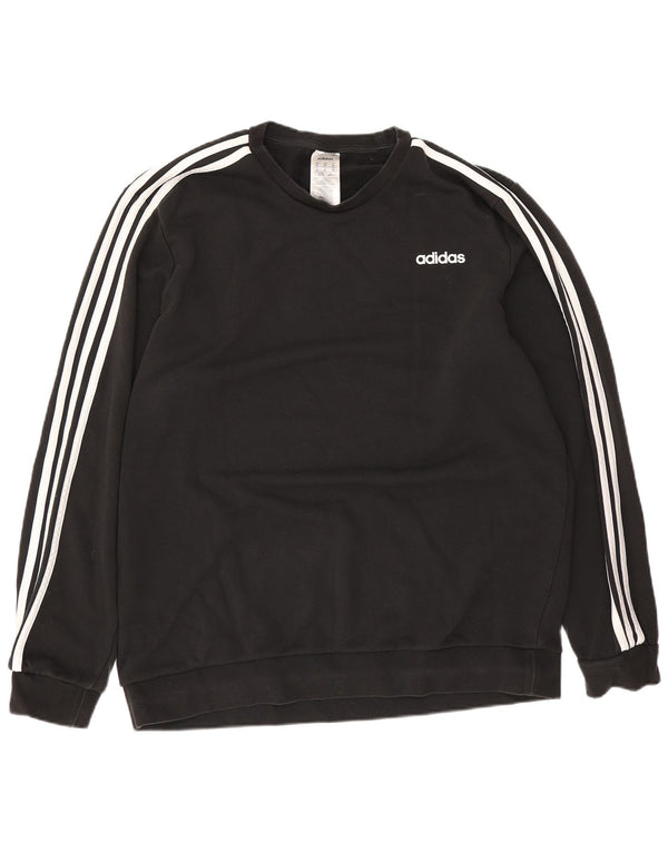 Felpa da uomo Adidas Jumper XL in cotone nero