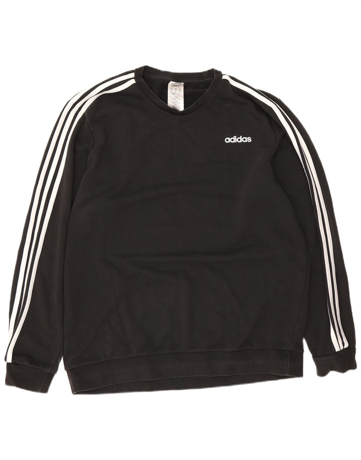 Felpa da uomo Adidas Jumper XL in cotone nero