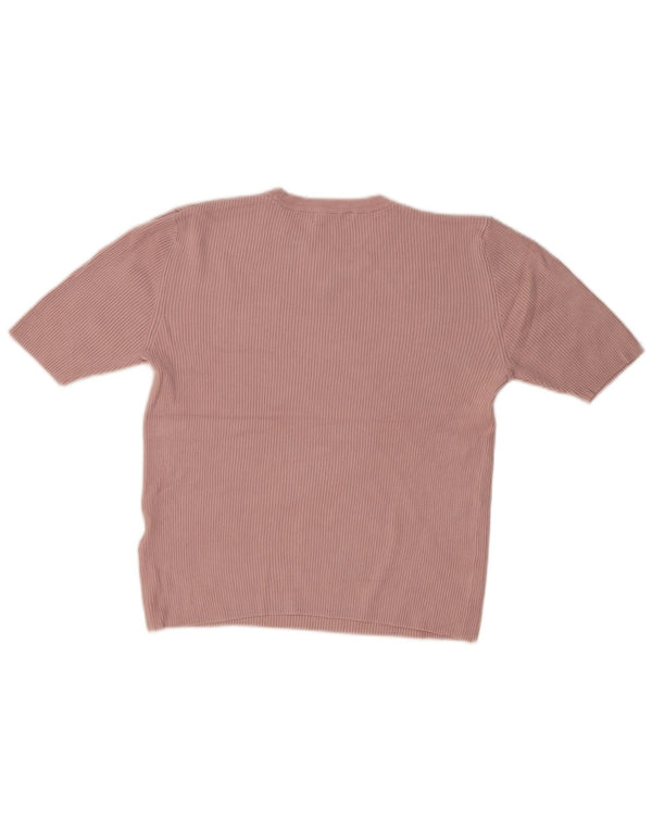Maglietta da donna Marks & Spencer Top UK 14 Large Rosa in viscosa