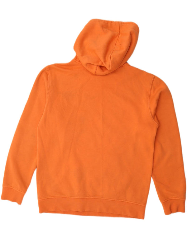 Felpa con cappuccio oversize da donna Adidas UK 8/10 Small Cotone arancione