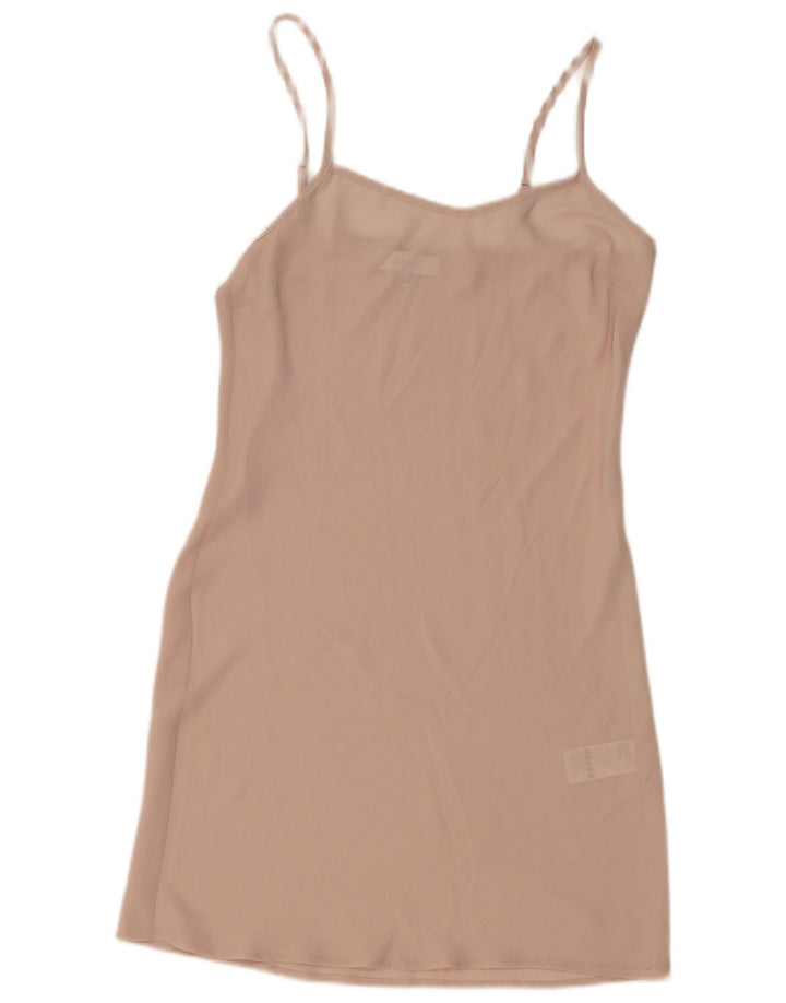 Abito sottoveste da donna Reiss UK 10 piccolo poliestere rosa