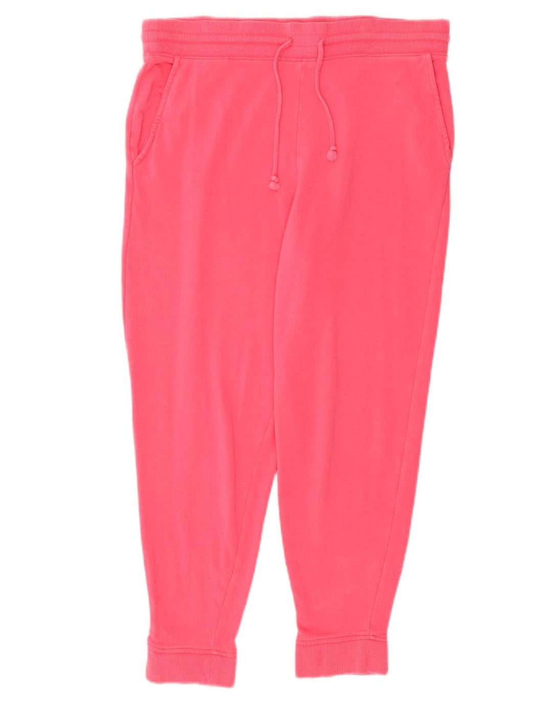 MARKS & SPENCER Pantaloni da tuta da donna Joggers UK 16 Large Rosa Cotone