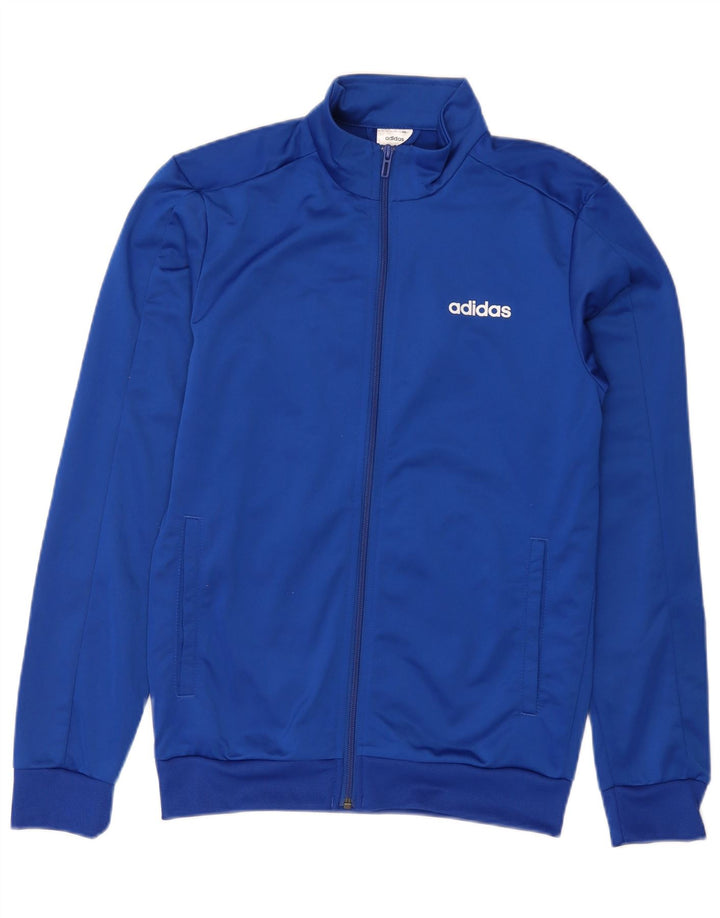 Giacca da ginnastica da uomo ADIDAS piccola blu in poliestere